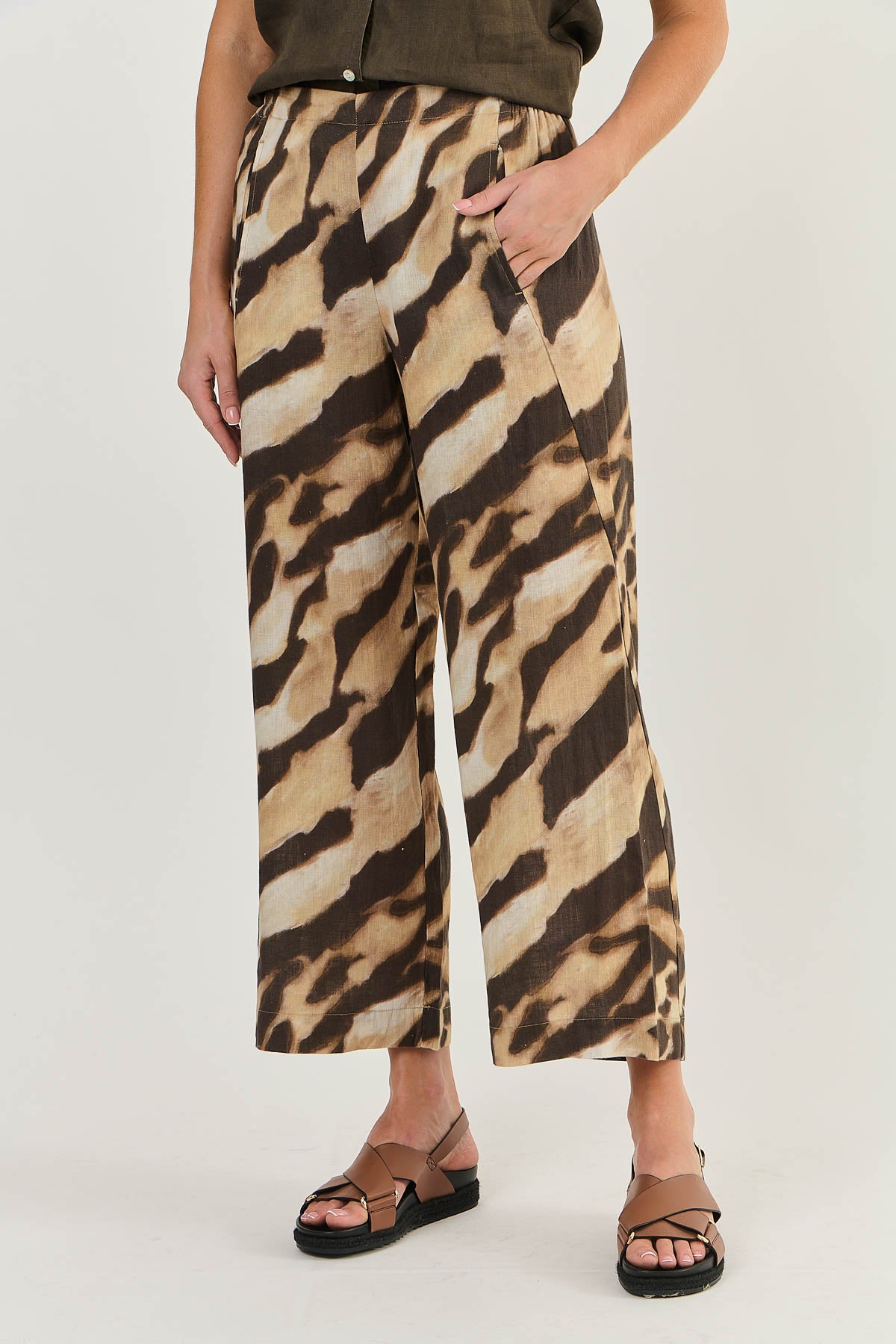 Naturals by O & J Wide Leg Pant - Wildcat (GA398)