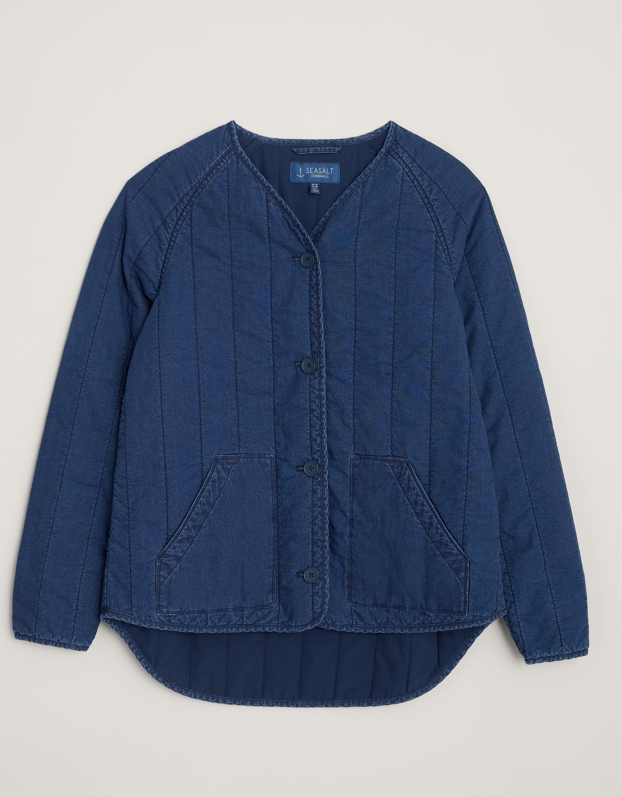 Seasalt Wave Curve Jacket Mid Indigo – This is Denim Life & More